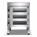 Golden Chef factory sell luxury 1 deck 1 tray small bakery ovens europe style 380V electric pizza small baking oven